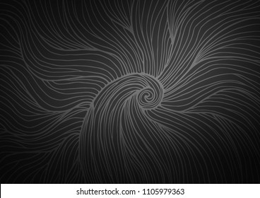 Dark vector doodle blurred pattern. Creative illustration in blurred style with doodles and Zen tangles. The pattern can be used for wallpapers and coloring books.