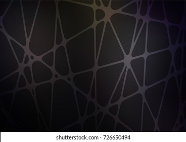 Dark vector doodle blurred template. Colorful abstract illustration with lines in Asian style. A new texture for your design.