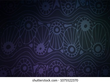 Dark vector doodle blurred texture. Sketchy hand drawn doodles on blurred background. The elegant pattern can be used as a part of a brand book.