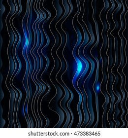 Dark vector geometry background pattern, seamless texture. 3D panel abstract