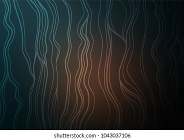 Dark vector indian curved background. Shining colored illustration with doodles in Zen tangle style. Hand painted design for web, wrapping, wallpaper.