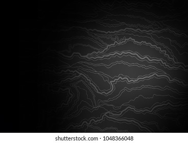 Dark vector indian curved background. Colorful illustration in abstract style with doodles and Zen tangles. The template can be used as a background for cell phones.