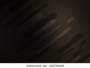 Dark vector indian curved background. Colorful illustration in abstract style with doodles and Zen tangles. Hand painted design for web, wrapping, wallpaper.