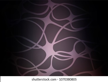 Dark vector indian curved background. Brand-new colored illustration in blurry style with doodles. The elegant pattern can be used as a part of a brand book.