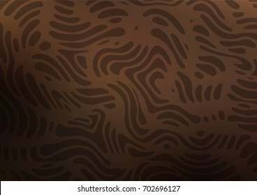 Dark vector indian curved background. A completely new color illustration in doodle style. The doodle design can be used for your web site.