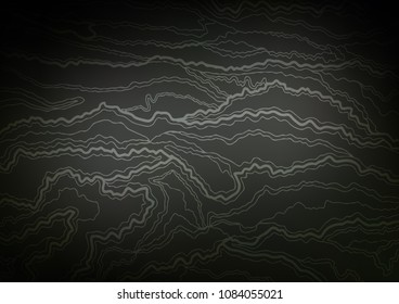 Dark vector indian curved pattern. Glitter abstract illustration with doodles and Zen tangles. The doodle design can be used for your web site.