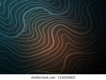 Dark vector indian curved pattern. Blurred decorative design in Indian style with Zen tangles. Brand-new style for your business design.