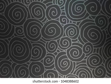 Dark vector indian curved template. Geometric doodle illustration in Origami style with gradient. A completely new template for your business design.