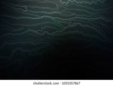 Dark vector indian curved template. A vague abstract illustration with doodles in Indian style. The textured pattern can be used for website.