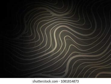 Dark vector indian curved template. Creative illustration in blurred style with doodles and Zen tangles. The pattern can be used for heads of websites and designs.