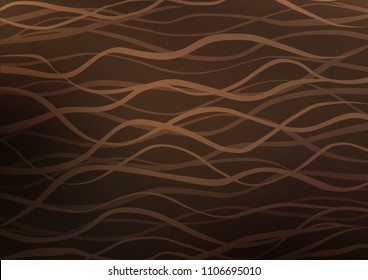 Dark vector indian curved template. Colorful abstract illustration with lines in Asian style. The pattern can be used for wallpapers and coloring books.