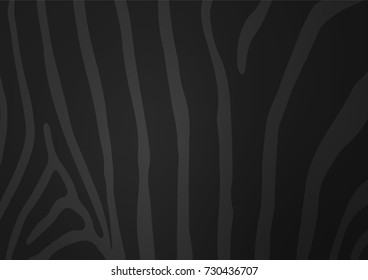 Dark vector indian curved template. A completely new color illustration in doodle style. The textured pattern can be used for website.