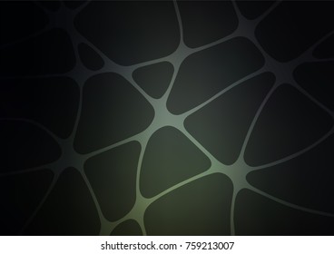 Dark vector indian curved template. Colorful abstract illustration with lines in Asian style. The elegant pattern can be used as a part of a brand book.