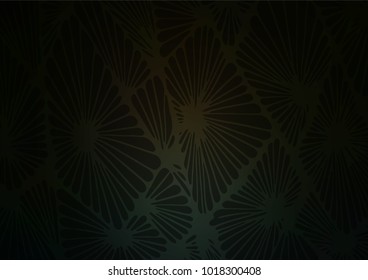 Dark vector indian curved texture. A vague abstract illustration with doodles in Indian style. A new texture for your design.