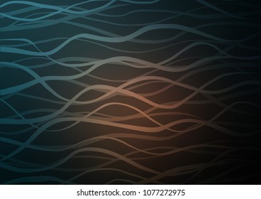 Dark vector indian curved texture. Glitter abstract illustration with doodles and Zen tangles. The pattern can be used for wallpapers and coloring books.