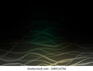 Dark vector indian curved texture. Colorful abstract illustration with lines in Asian style. The pattern can be used for wallpapers and coloring books.