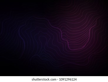 Dark vector indian curved texture. Geometric doodle illustration in Origami style with gradient. Hand painted design for web, leaflet, textile.