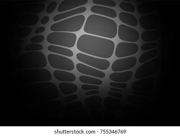Dark vector indian curved texture. Sketchy hand drawn doodles on blurred background. The pattern can be used for wallpapers and coloring books.