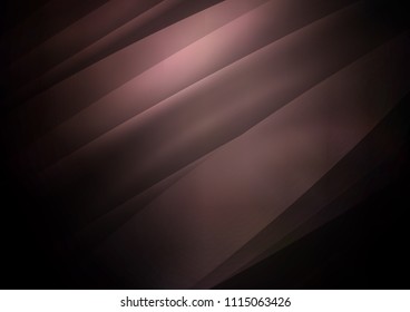 Dark vector layout with flat lines. Decorative shining illustration with lines on abstract template. Best design for your ad, poster, banner.