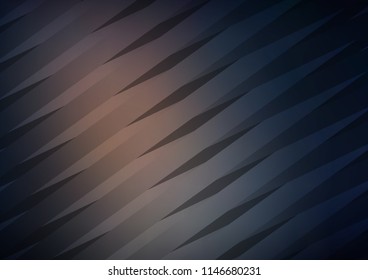 Dark vector layout with flat lines. Blurred decorative design in simple style with lines. Best design for your ad, poster, banner.