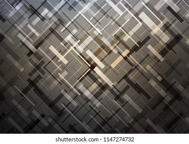 Dark vector layout with flat lines. Glitter abstract illustration with colored sticks. The pattern can be used for busines ad, booklets, leaflets