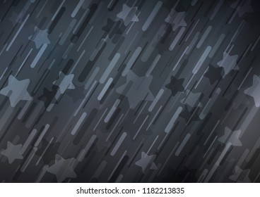 Dark vector layout with flat lines. Lines on blurred abstract background with gradient. Smart design for your business advert.
