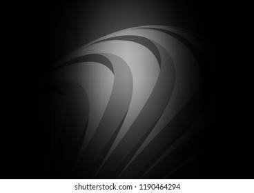 Dark vector layout with flat lines. Lines on blurred abstract background with gradient. The pattern can be used for websites.