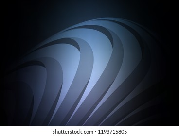 Dark vector layout with flat lines. Lines on blurred abstract background with gradient. Best design for your ad, poster, banner.