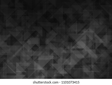 Dark vector low poly low poly. Colorful abstract illustration with gradient. Triangular pattern for your business design.