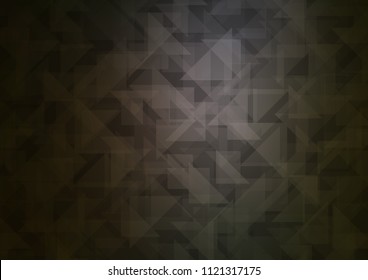 Dark vector low poly texture. Glitter abstract illustration with an elegant design. The textured pattern can be used for background.