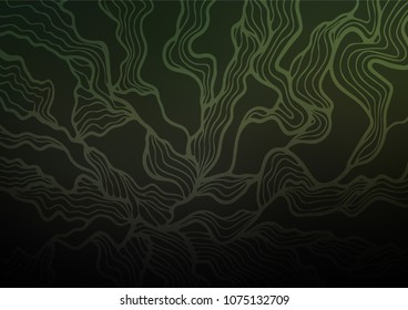 Dark vector natural abstract background. Ethnic elegant natural pattern with gradient. Brand-new style for your business design.