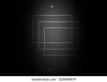 Dark vector natural abstract pattern. Ethnic elegant natural pattern with gradient. The completely new template can be used for your brand book.