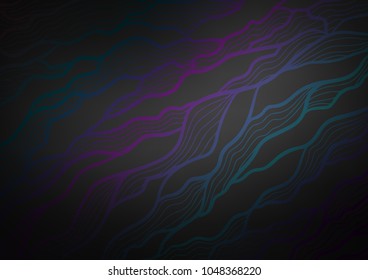 Dark vector natural abstract pattern. Decorative shining illustration with doodles on abstract template. The doodle design can be used for your web site.
