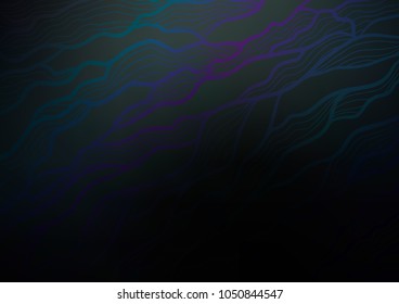Dark vector natural abstract pattern. Geometric doodle illustration in Origami style with gradient. The pattern can be used for heads of websites and designs.