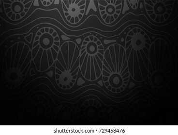 Dark vector natural abstract pattern. Brand-new colored illustration in blurry style with doodles. The best blurred design for your business.