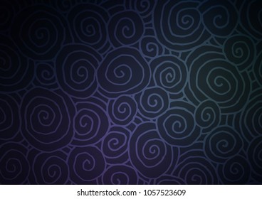 Dark vector natural abstract template. Geometric doodle illustration in Origami style with gradient. A new texture for your design.