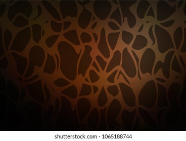 Dark vector natural abstract template. Colorful abstract illustration with lines in Asian style. A new texture for your design.