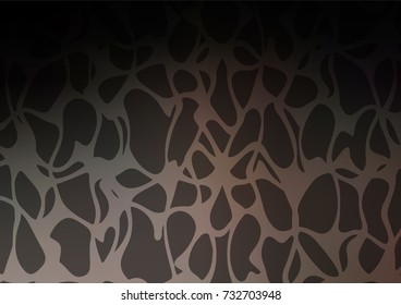Dark vector natural abstract template. Colorful abstract illustration with lines in Asian style. A completely new template for your business design.
