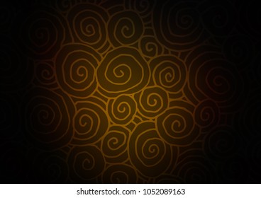 Dark vector natural elegant background. Geometric doodle illustration in Origami style with gradient. A new texture for your design.