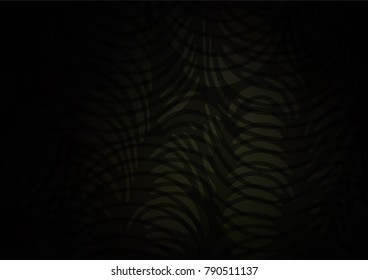 Dark vector natural elegant background. Modern geometrical abstract illustration with doodles. Brand-new style for your business design.