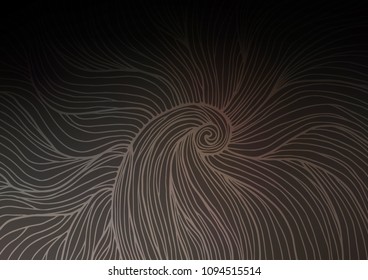 Dark vector natural elegant template. Creative illustration in blurred style with doodles and Zen tangles. The best blurred design for your business.