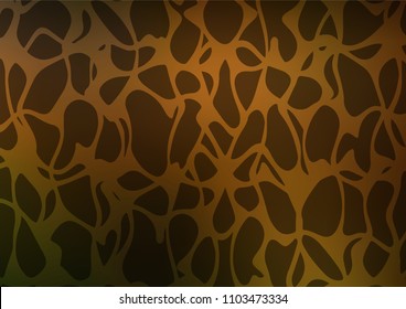 Dark vector natural elegant template. An elegant bright illustration with lines in Natural style. A completely new design for your business.
