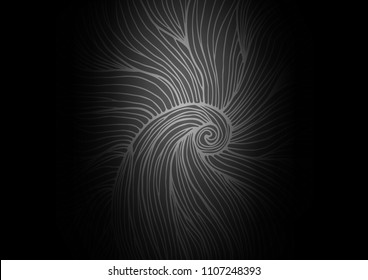 Dark vector natural elegant template. An elegant bright illustration with lines in Natural style. The template can be used as a background for cell phones.