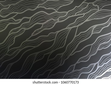 Dark vector natural elegant texture. Shining colored illustration with doodles in Zen tangle style. The template can be used as a background for cell phones.