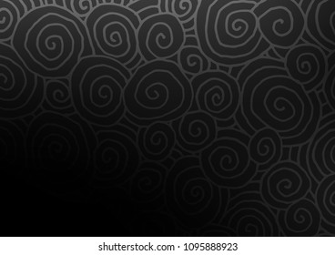 Dark vector natural elegant texture. Sketchy hand drawn doodles on blurred background. The pattern can be used for coloring books and pages for kids.