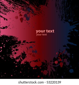 Dark Vector Old Paper Ink Splat