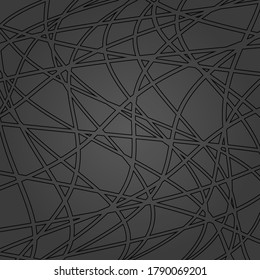 Dunkle Vektorschmuck. Moderner Hintergrund. Geometrisches, modernes Muster
