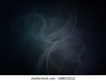 Dark vector pattern with bent lines. Geometric illustration in marble style with gradient.  The elegant pattern for brand book.