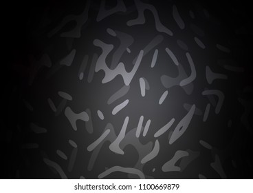 Dark vector pattern with bent lines. An elegant bright illustration with gradient. The best blurred design for your business.