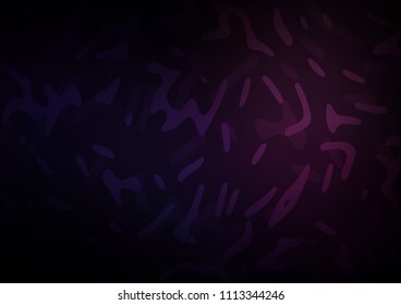 Dark vector pattern with bent lines. Geometric illustration in marble style with gradient.  The template for cell phone backgrounds.